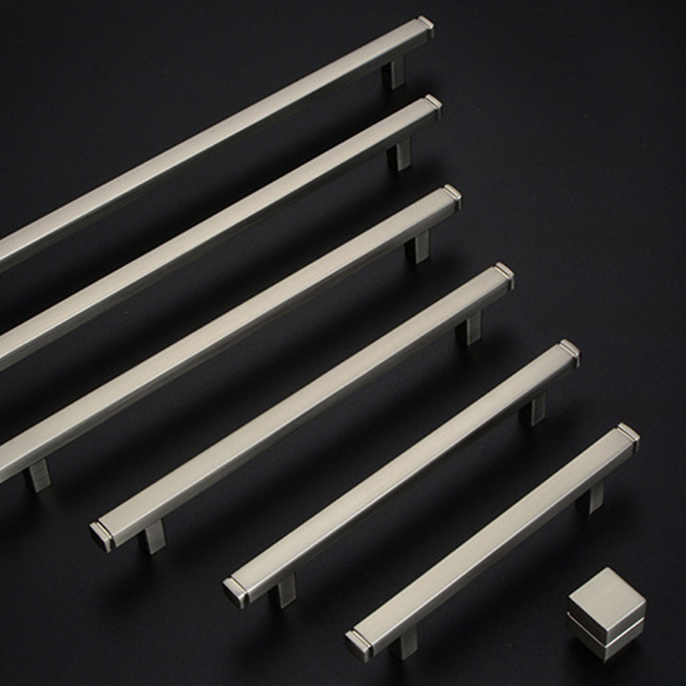 Modern Minimalist Square Brushed Handles