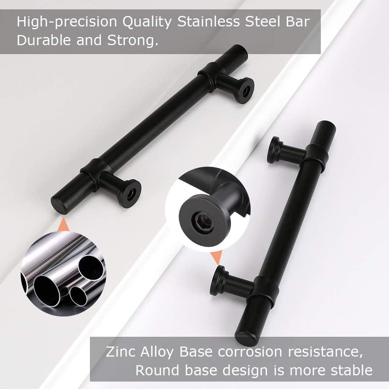 Black Cabinet Handles Kitchen Euro Style Cabinets Handles and Knobs