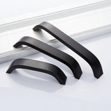 Sleek Curved Aluminum Alloy Cabinet Drawer Handles