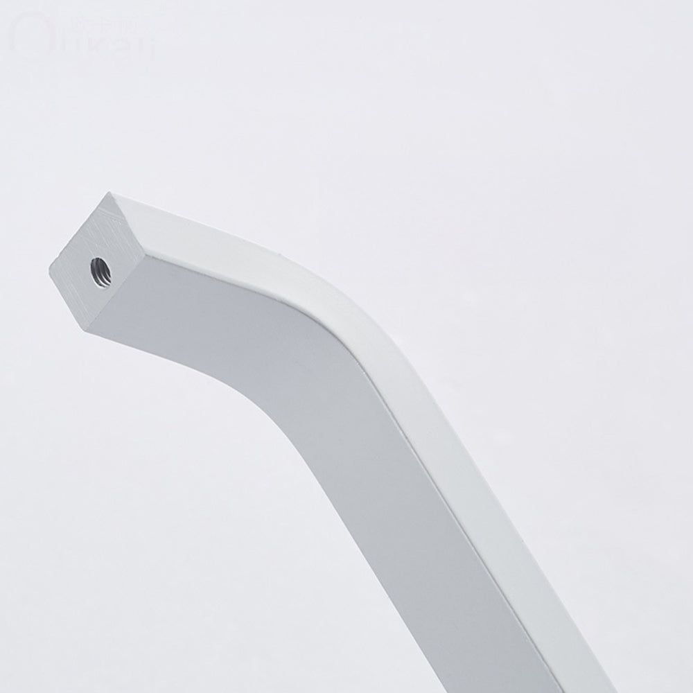 Sleek Curved Aluminum Alloy Cabinet Drawer Handles