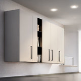 Contemporary Black Aluminum Alloy Kitchen Cabinet Handles