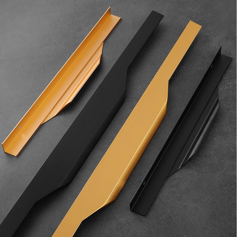 Stylish Simple Wardrobe Door Fingertip Edge Handles