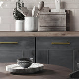 Simple Gold Brass Cabinet Handles