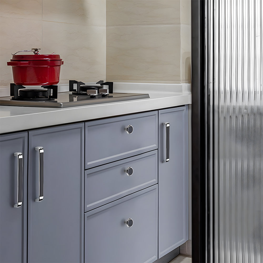 Modern Frosted Bow Cabinet Door Drawer Pull