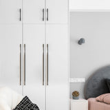 Modern Black Long Cabinet and Drawer Handles