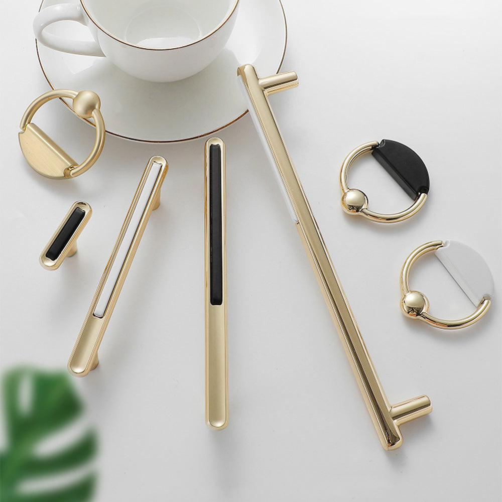 Modern Two-Tone Cabinet Handles Wardrobe Pulls