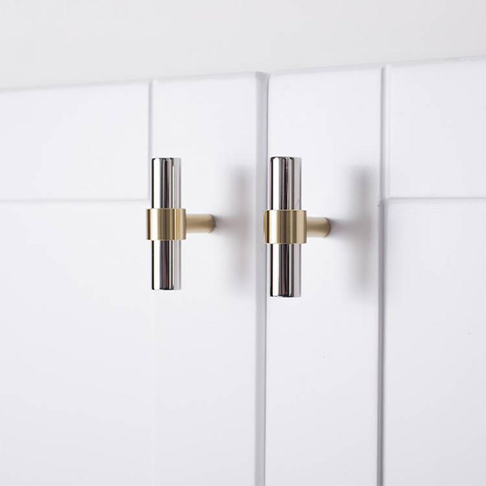 Modern Simple Luxury Silver Stainless Steel Cabinet Handles