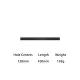 Solid Brass Door Handles Modern Fashion Grey Cabinet and Drawer Hardware Pulls