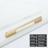 Modern  Aluminum Alloy Long Cabinet and Drawer Handles