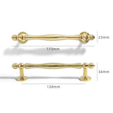 Modern Aristocratic Gold Cabinet Handles