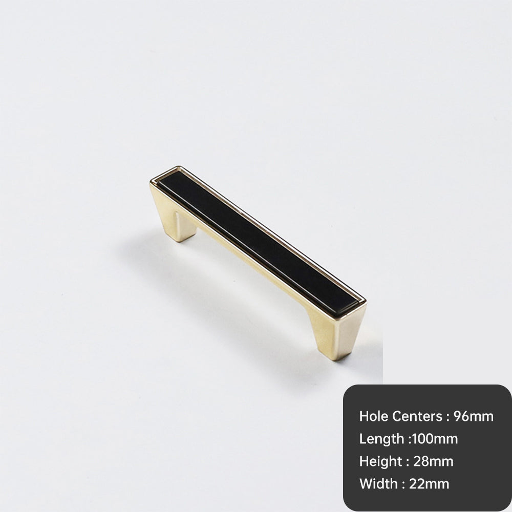 Modern Deco Square Zinc Alloy Kitchen Cabinet Pulls