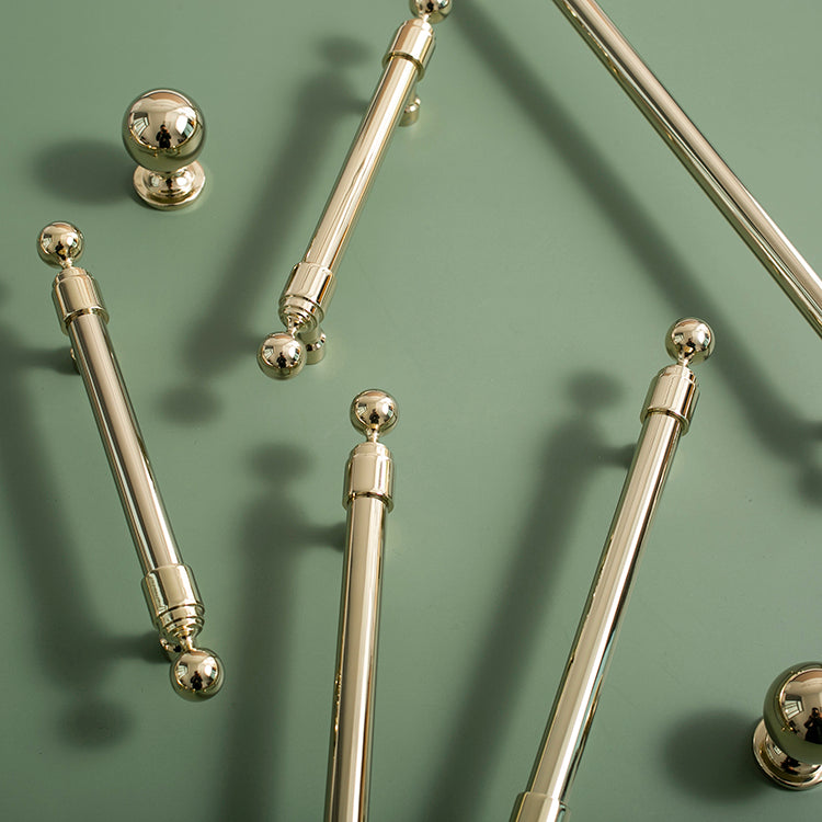 Long Brass Bar Gold Cabinet Handles