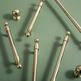Long Brass Bar Gold Cabinet Handles
