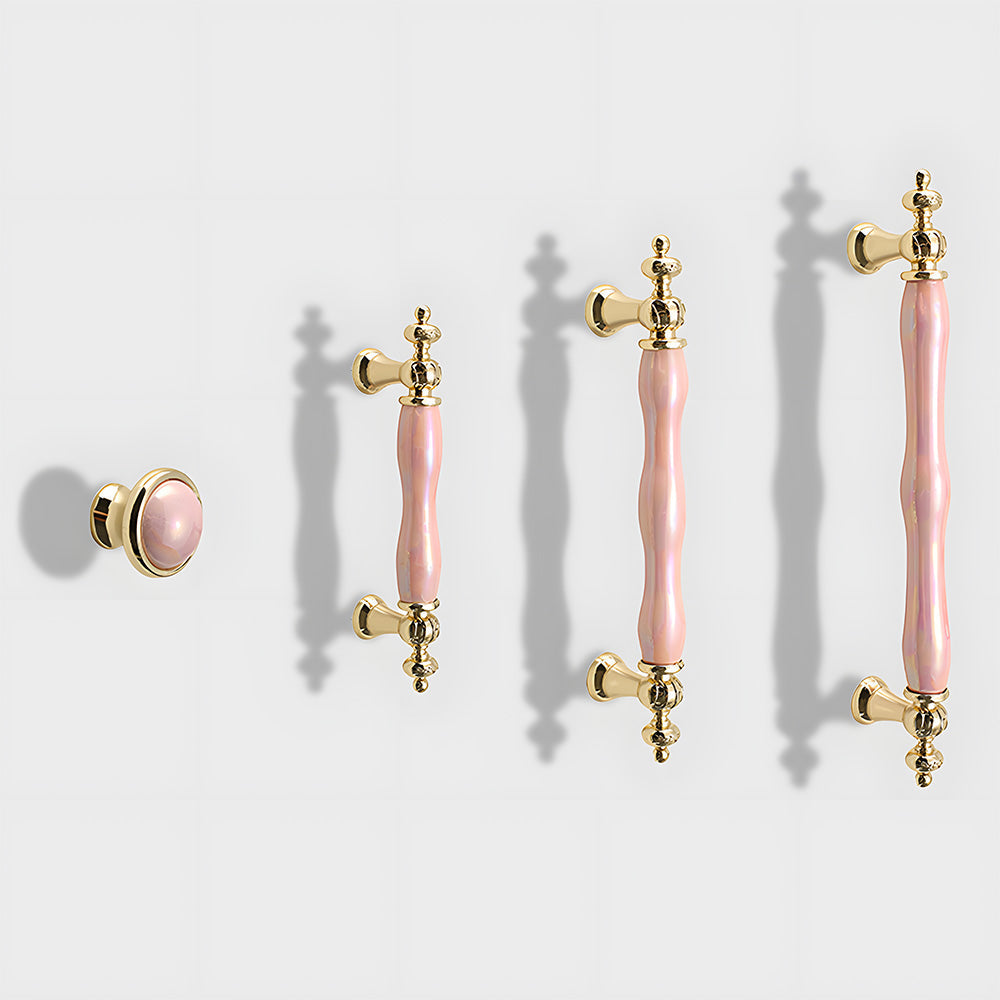 Luxury Colorful Ceramic Cabinet Wardrobe Handle