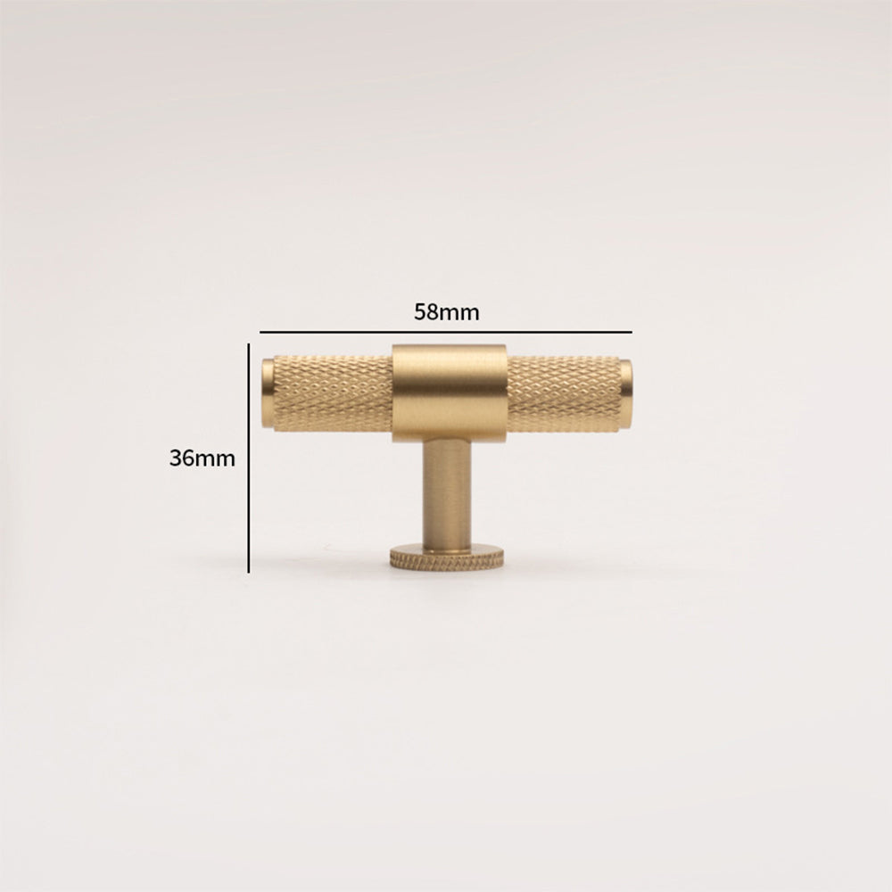 European Nordic Minimalist Knurled Cabinet Pulls