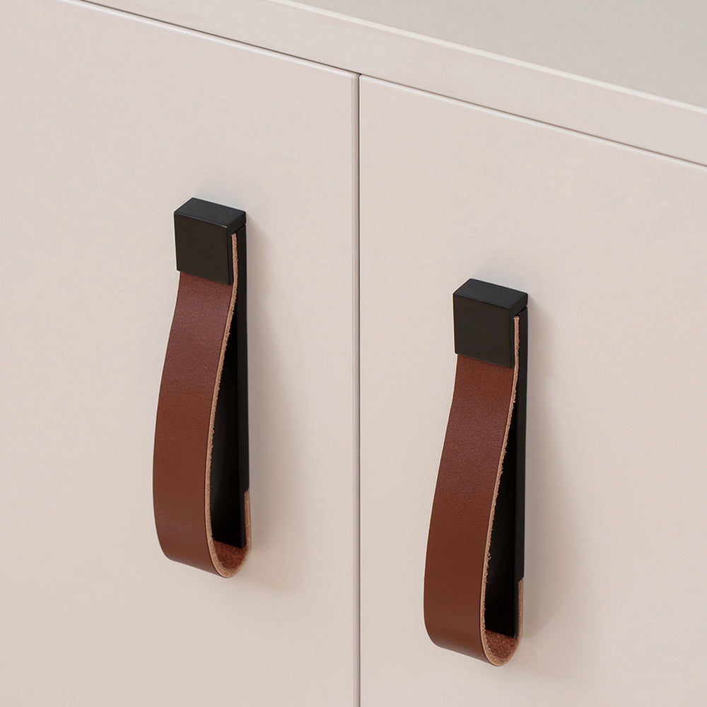 Children's Room Wardrobe Drawer Anti-collision Leather Handle