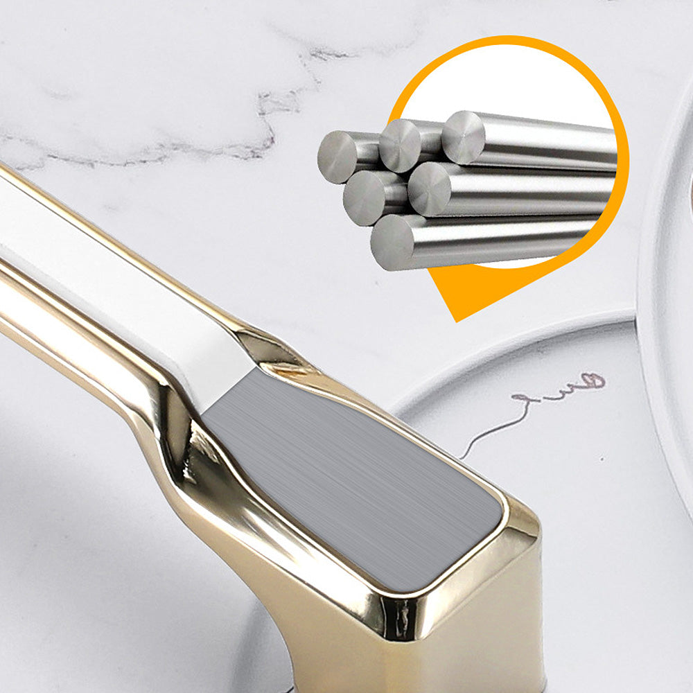 Simple Gold Solid Cabinet Handle Round Corner Pull