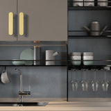 Brushed Brass Modern Gold Kitchen Door Pulls