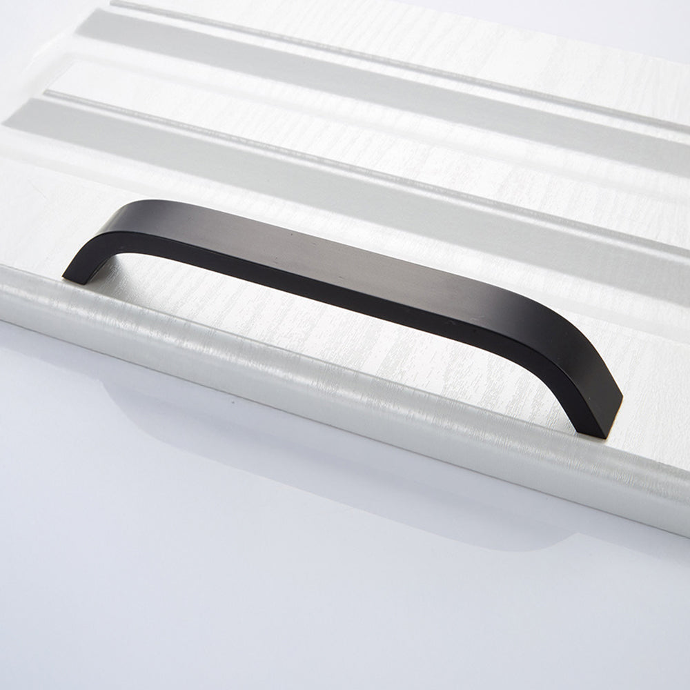 Sleek Curved Aluminum Alloy Cabinet Drawer Handles
