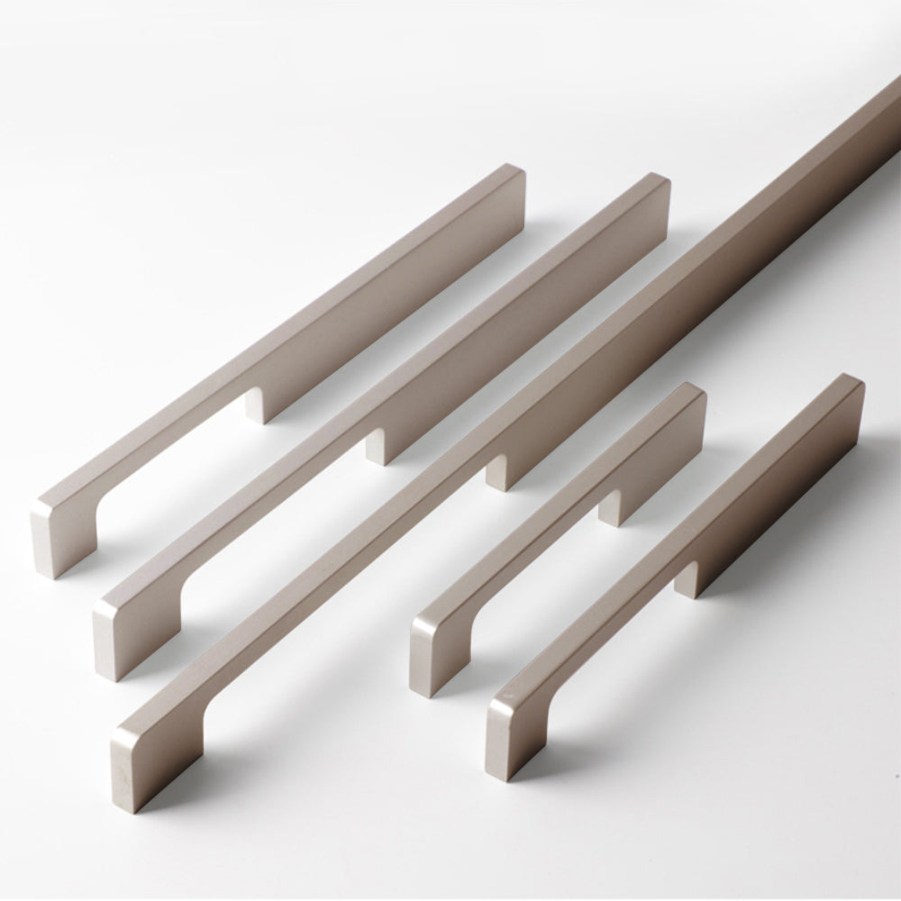 Modern Aluminum Alloy Slimline Gold Cabinet Drawer Handles