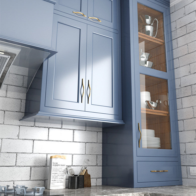Nordic Zinc Alloy Gold Kitchen Drawer Pulls And Door Handles