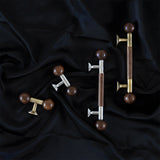 Medieval Brass Wooden Handle
