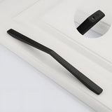 Black Simple American Wardrobe Drawer Handles