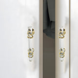 Simple Acrylic Transparent Bathroom Cabinet Handles
