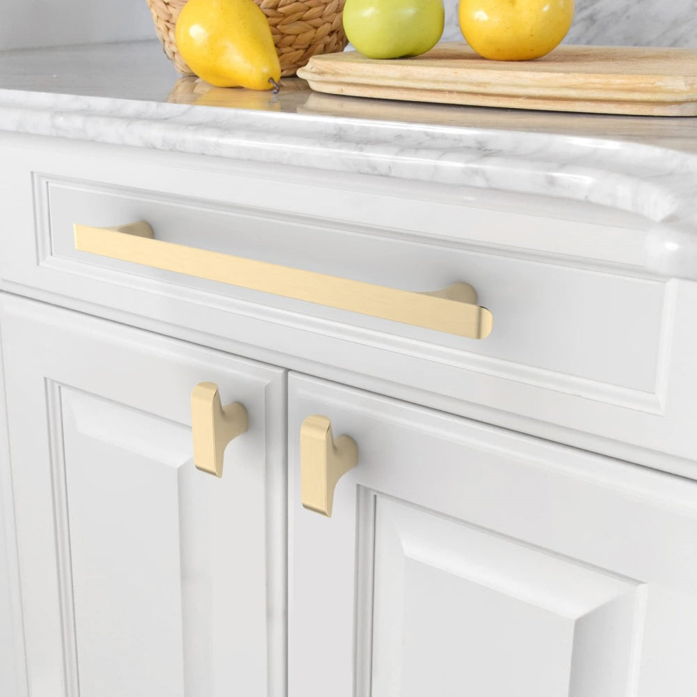 Zinc Alloy Square T Bar Cabinet Handles