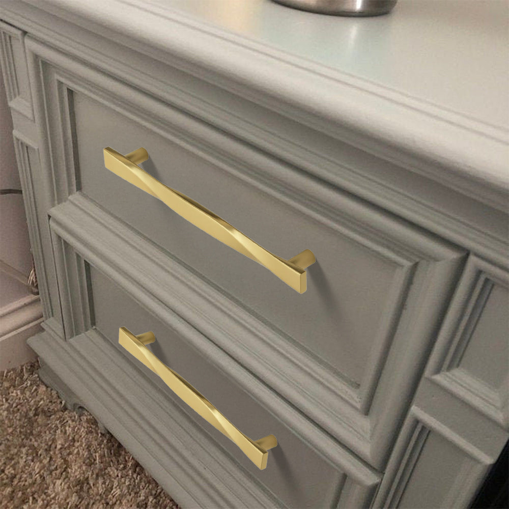 Solid Zinc Alloy Drawer Pulls for Bedroom Cabinet Dresser Doors