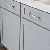 Wide Head Simple Brass Drawer Handles