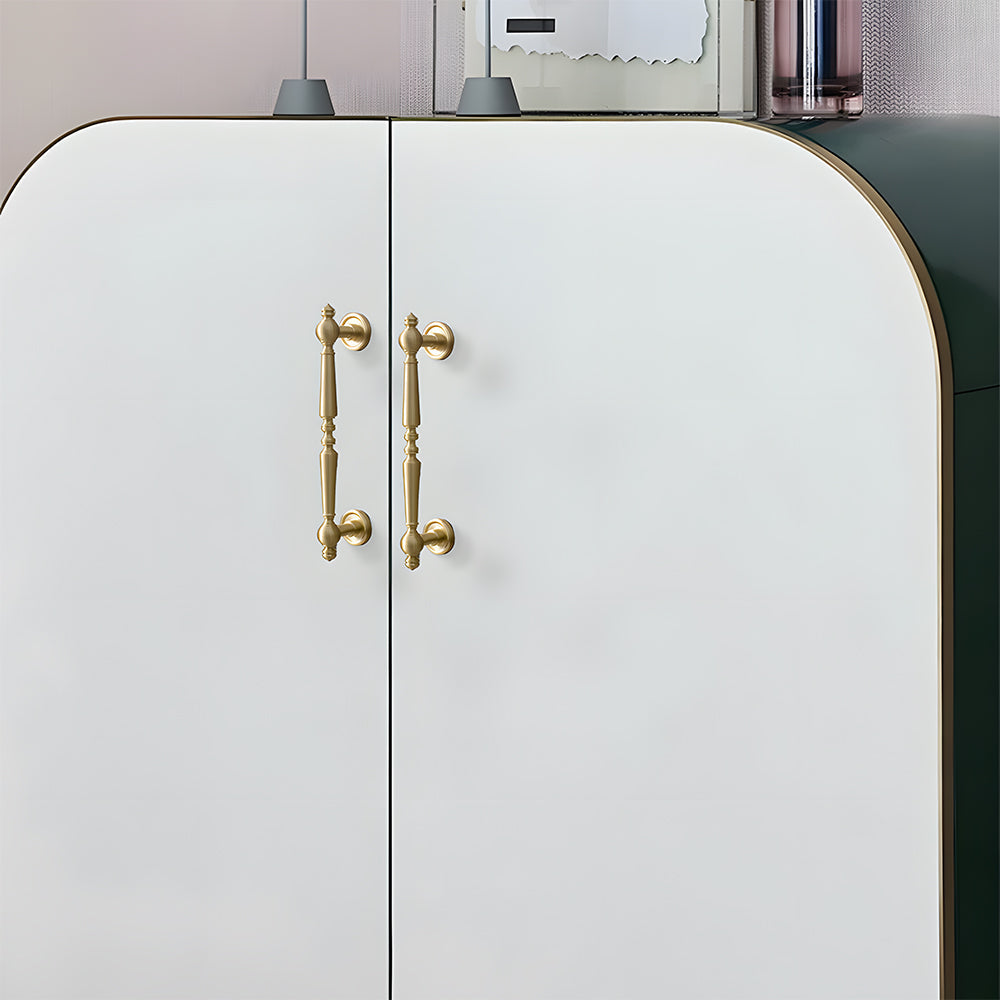 Vintage Simple Solid Brass Cabinet Pulls