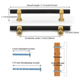 Black Gold Cabinet Handles Kitchen Cabinet Hardware