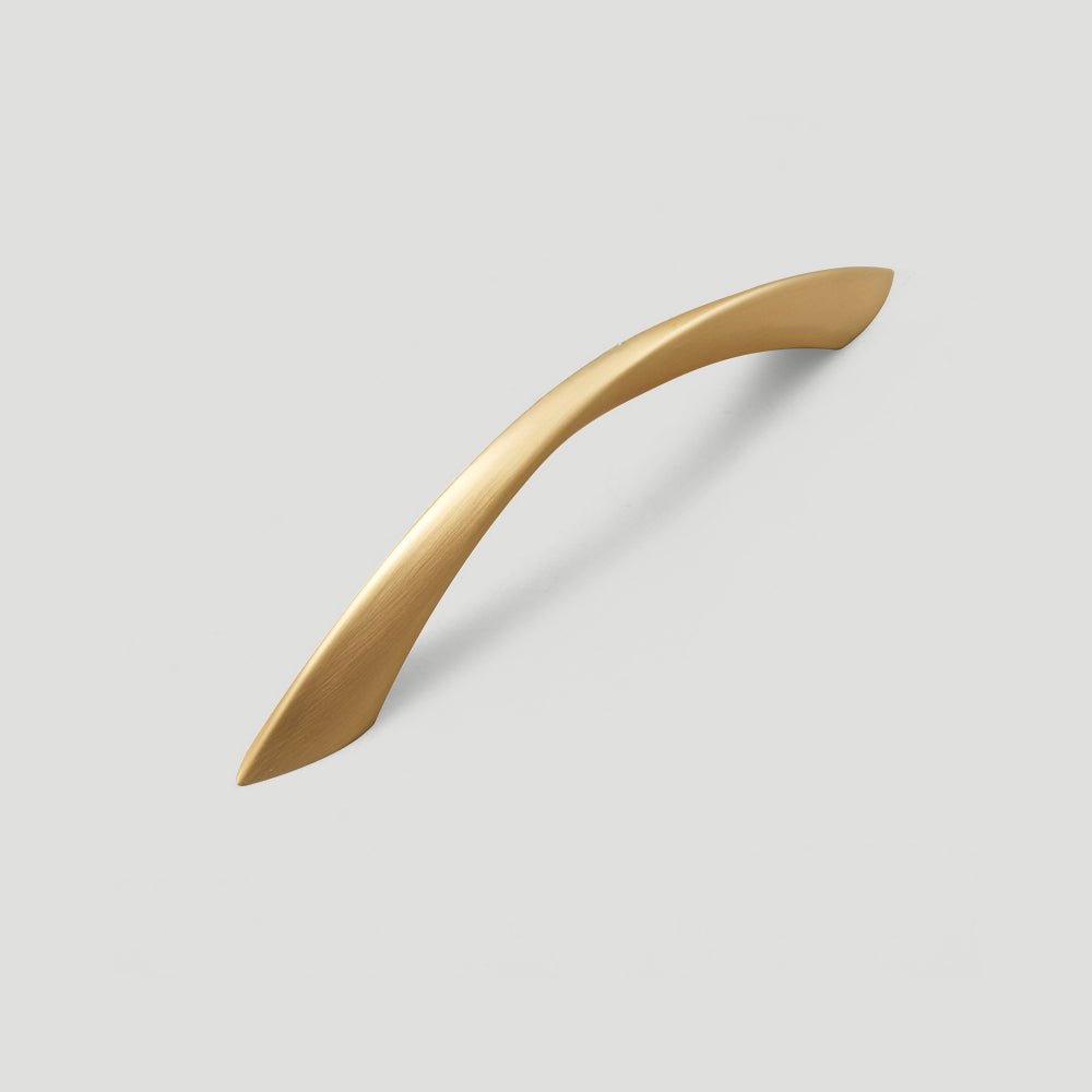 Contemporary Curve Zinc Alloy Kitchen Cabinet Handles
