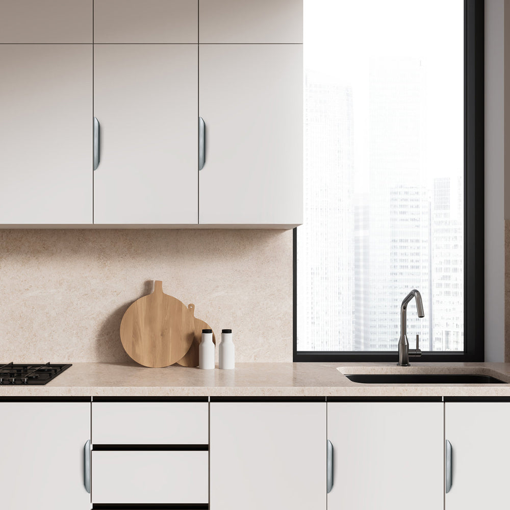 Multicolored Simple Invisible Finger Cabinet Drawer Handle