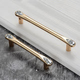 Gold Crystal Kitchen Cabinet Handles