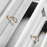 Gold Crystal Kitchen Cabinet Handles