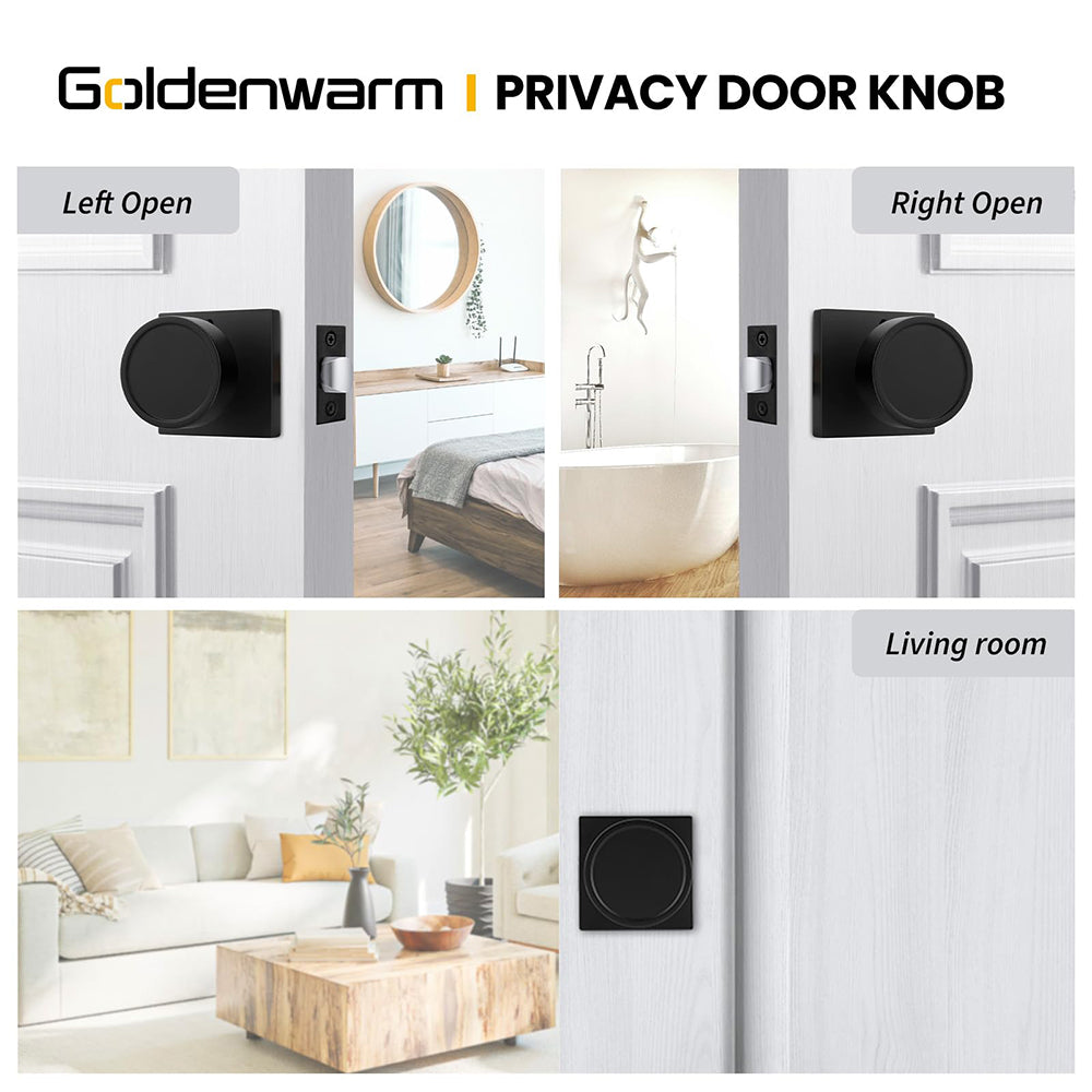 Heavy Duty Passage Privacy Interior Door Knobs for Closet, Hallway