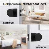 Heavy Duty Passage Privacy Interior Door Knobs for Closet, Hallway