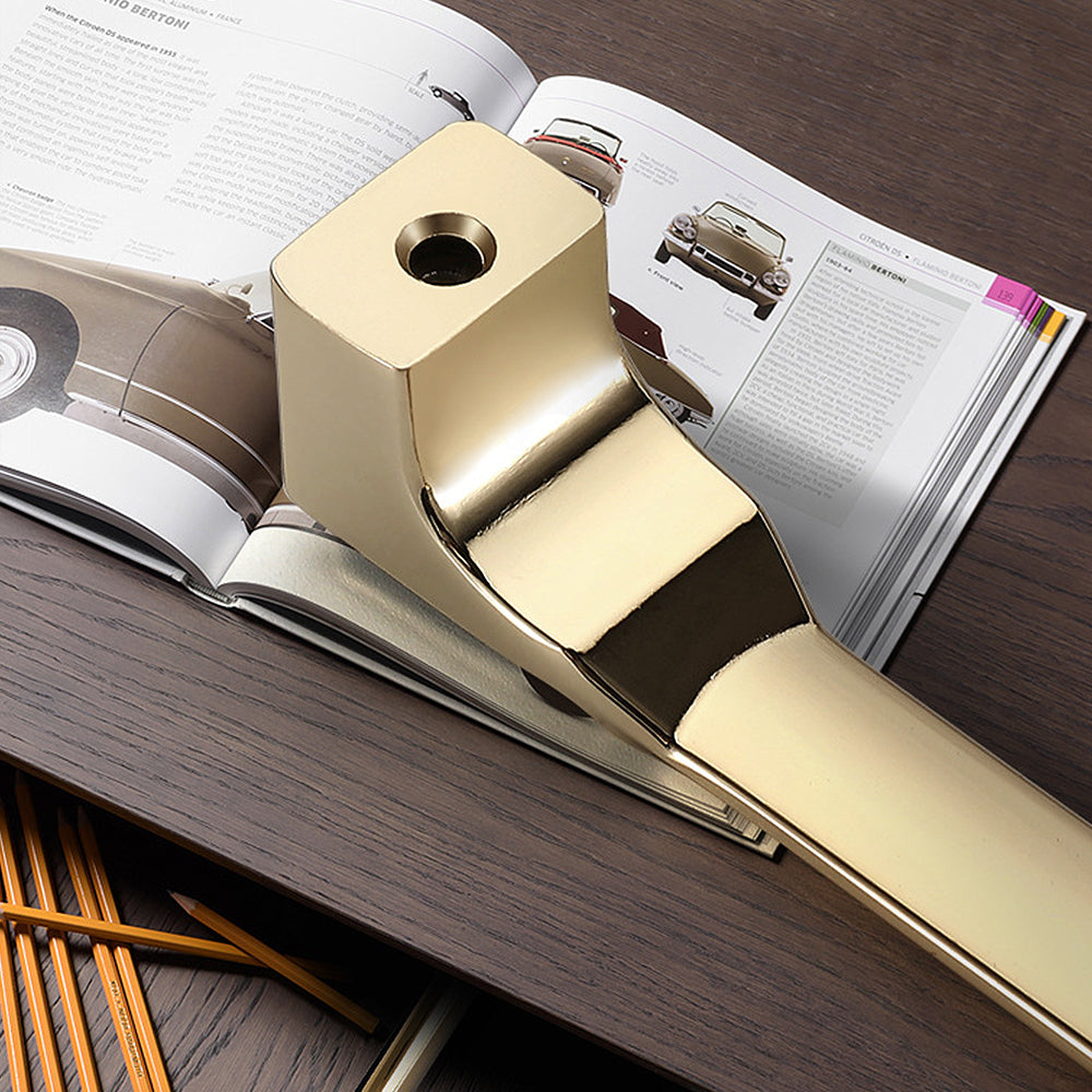 Simple Gold Solid Cabinet Handle Round Corner Pull