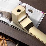 Simple Gold Solid Cabinet Handle Round Corner Pull