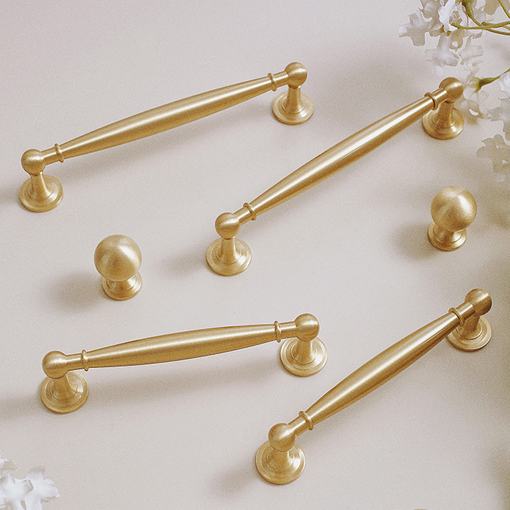 European Style Gold Wardrobe Cabinet Door Handle