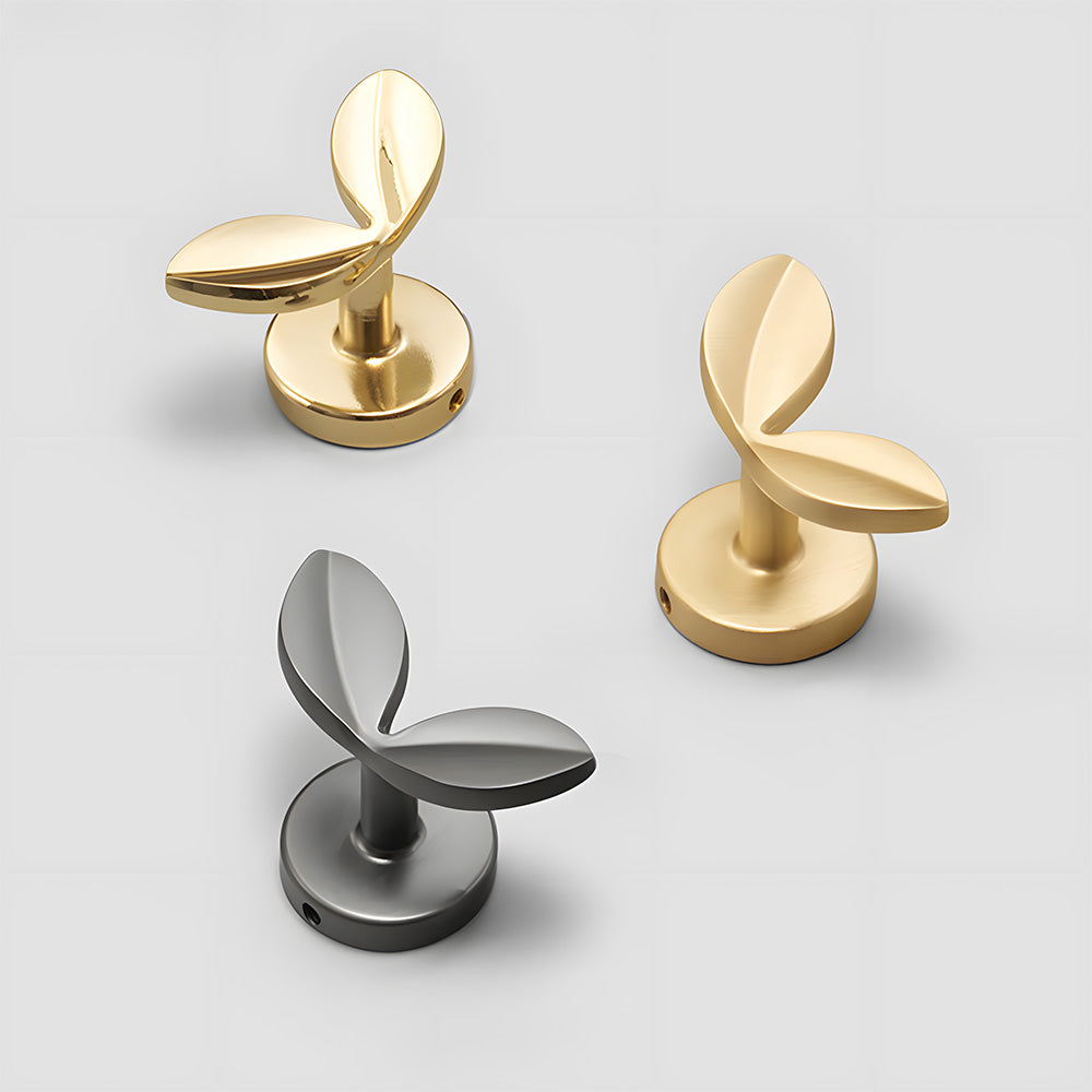 Special Leaf Shape Single Coat Door Wall Hook