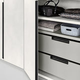 Contemporary Aluminum Alloy Finger Edge Pulls