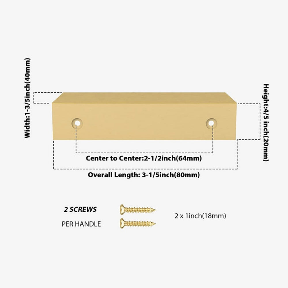Aluminum Alloy Kitchen Cabinet Drawer Edge Pull