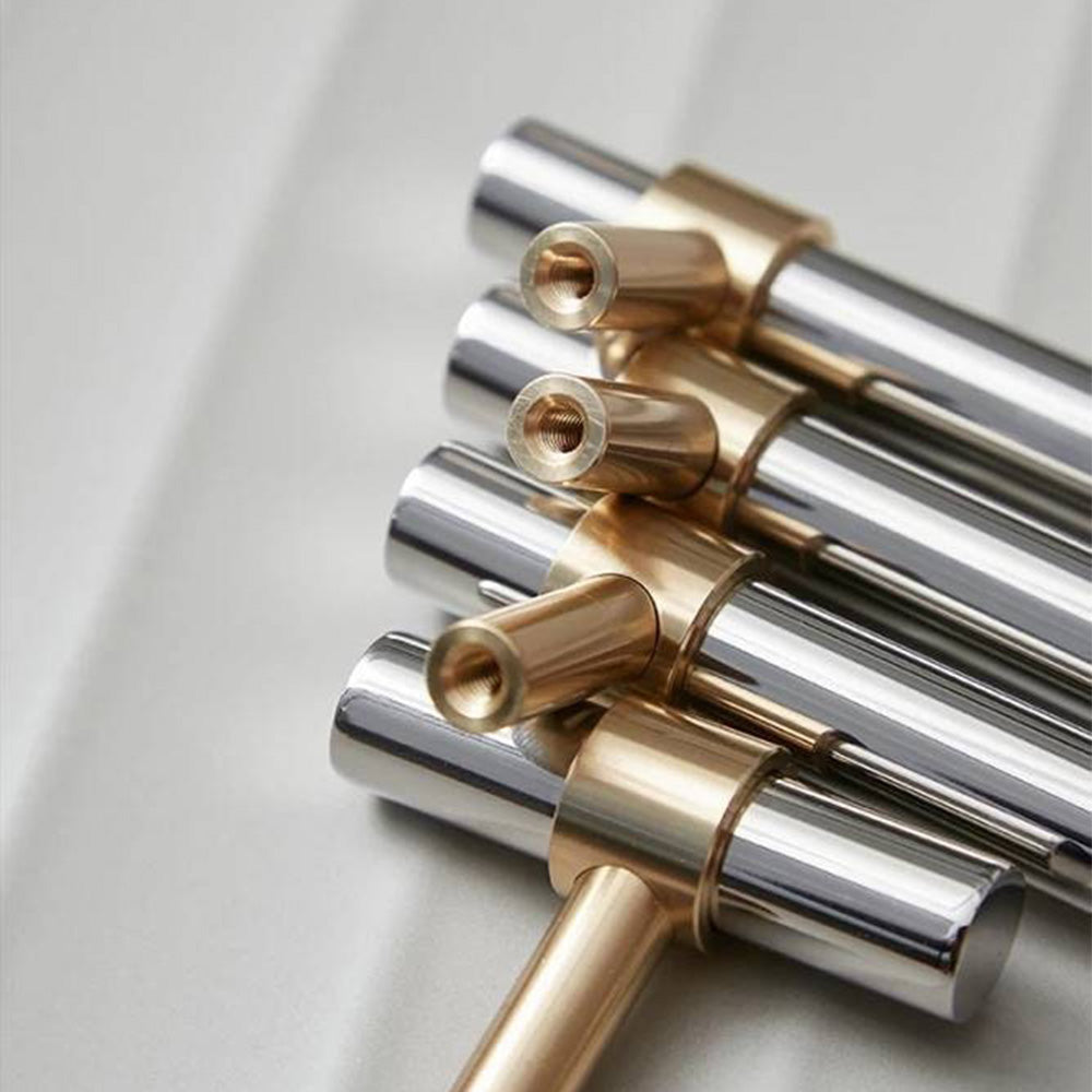 Modern Simple Luxury Silver Stainless Steel Cabinet Handles