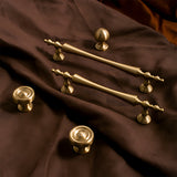 Retro Gold Brass Wardrobe Handles And Knobs