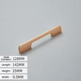 Solid Aluminum Alloy Modern Black Long Cabinet and Drawer Handles