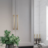 Gold Arch Aluminum Alloy Drawer Pulls for Kitchen