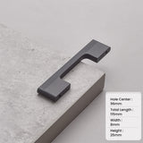 Aluminum Alloy Extended Cabinet Handles Drawer Knobs for Kitchen